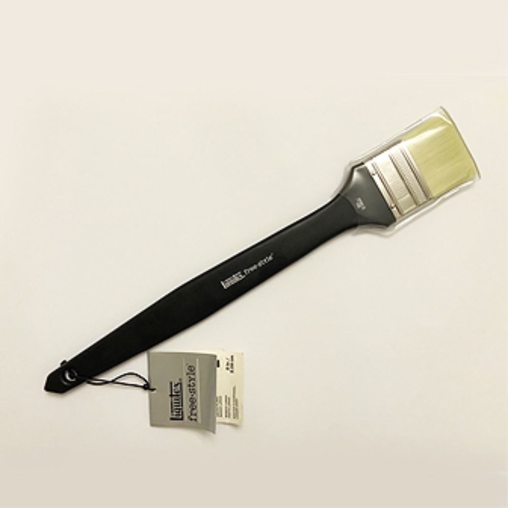 Liquitex Freestyle Brush - Broad Flat, Long Handle, 2"